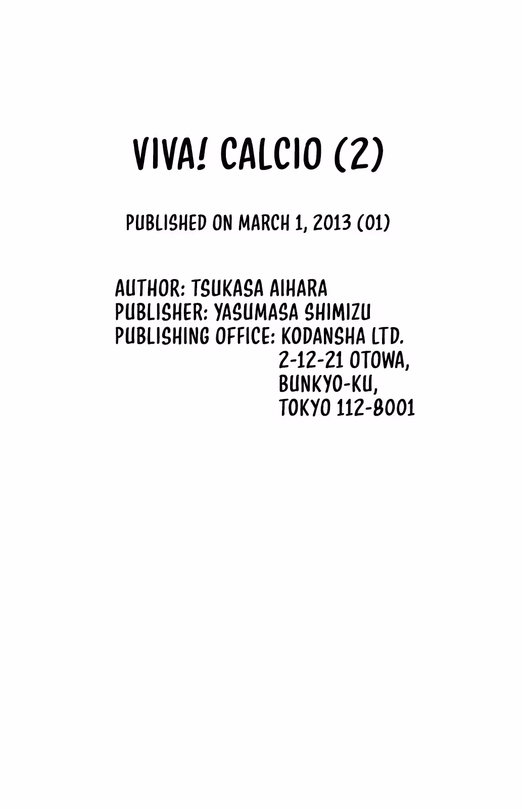 Viva! Calcio Chapter 8 page 43 - 