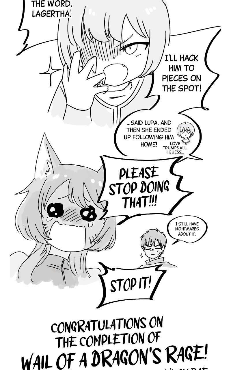 Wail of a Dragon’s Rage Afterword page 54 - 