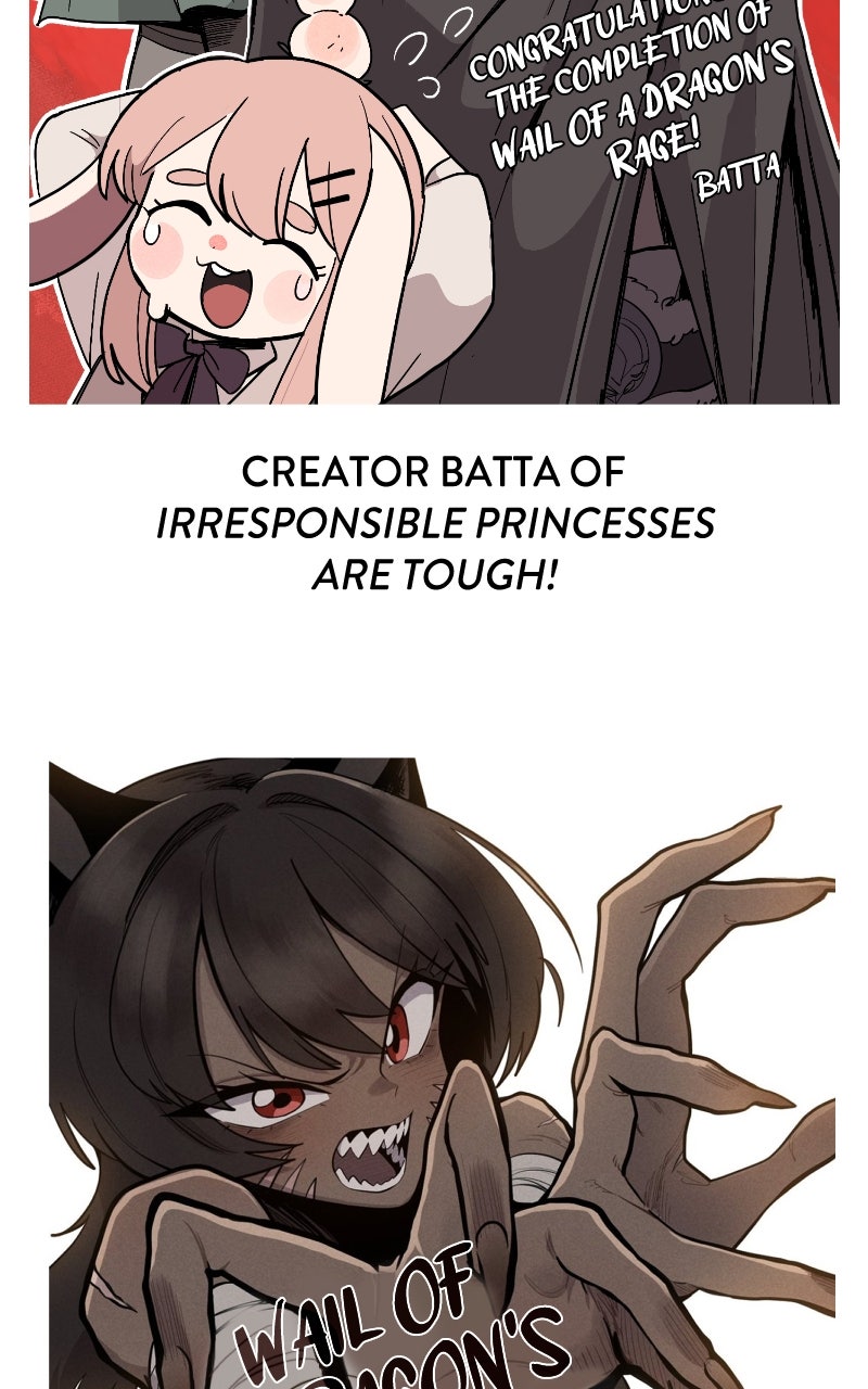 Wail of a Dragon’s Rage Afterword page 57 - 