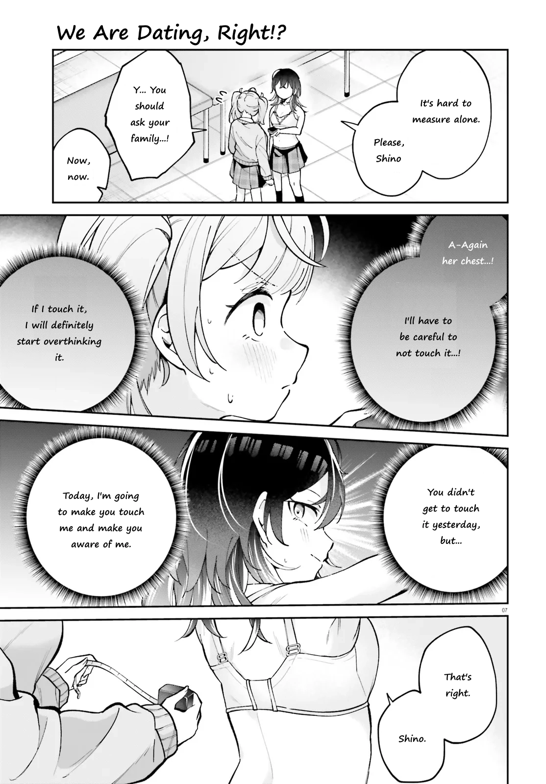 We Are Dating, Right!? Chapter 3 page 6 - 
