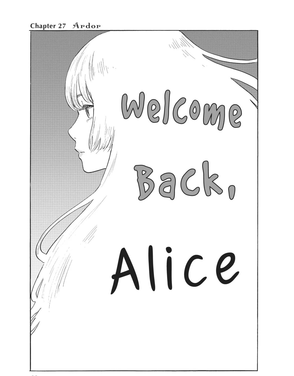 Welcome Back, Alice Chapter 27 page 1 - 