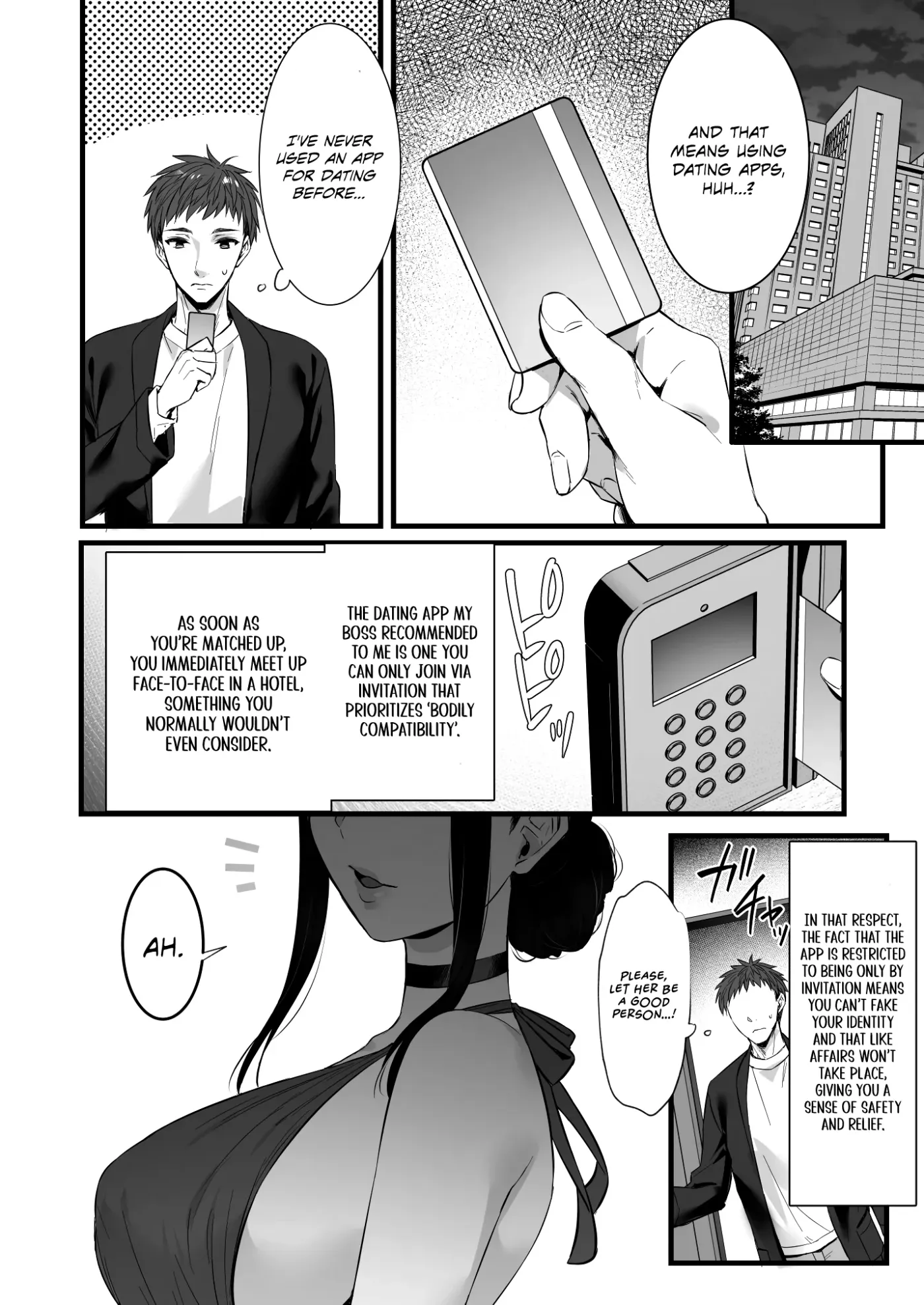 When My Huge-Dicked Self Used a Dating App and Met a Super-Perverted Woman with Whom I Have the Best Compatibility Chapter 1 page 5 - 