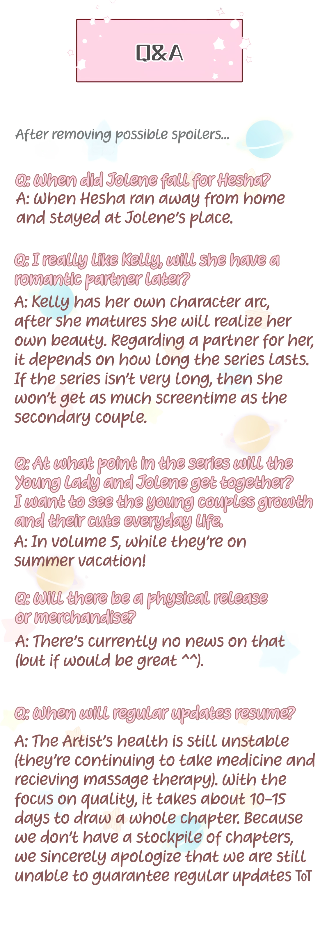 When the Villainess Meets the Yandere Chapter 40.5 page 1 - 
