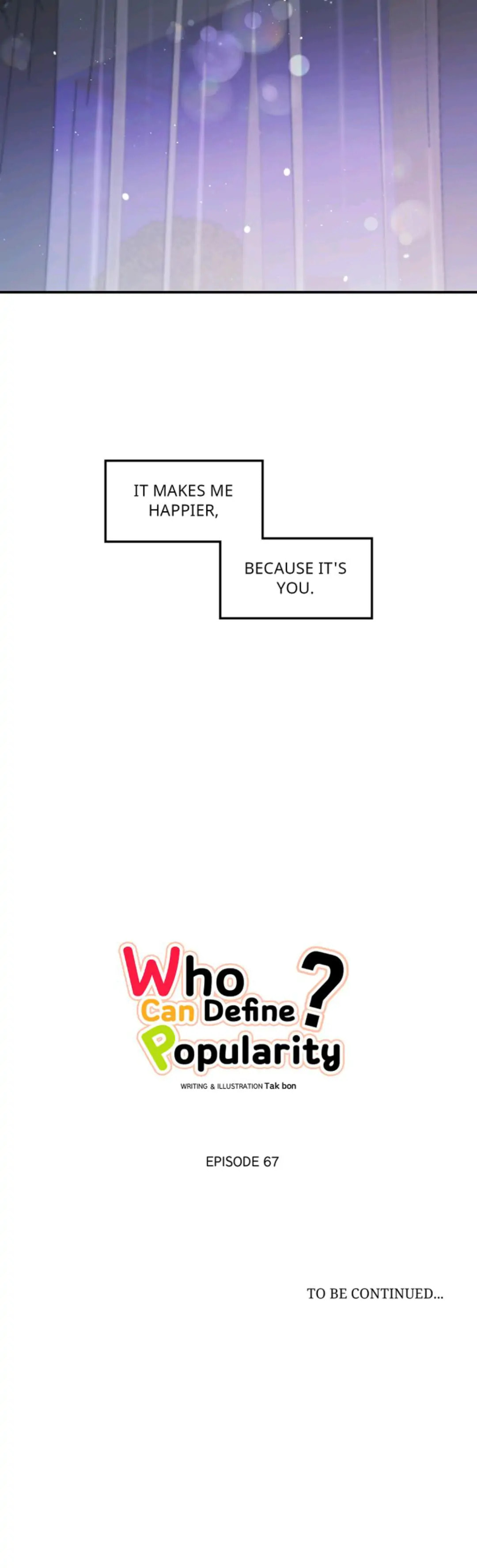 Who Can Define Popularity? Chapter 67 page 45 - 