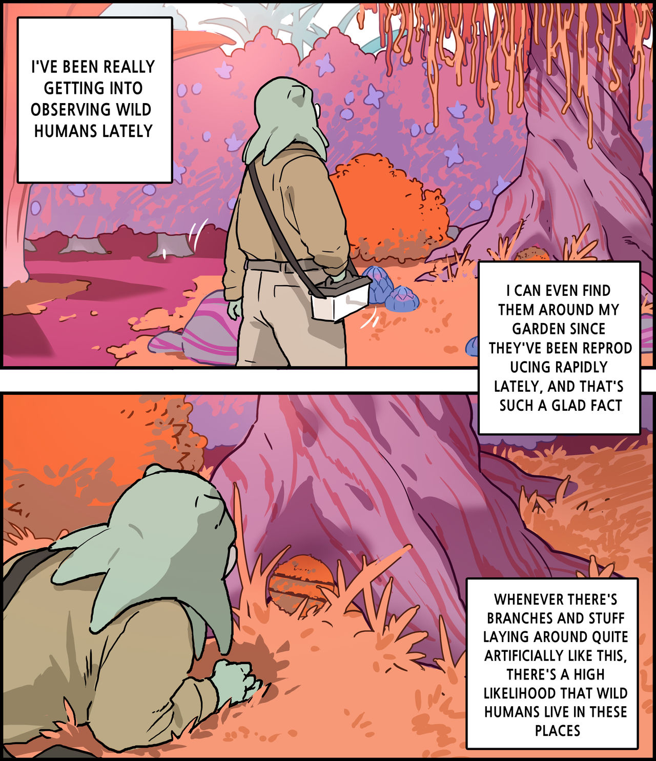 Wild Human Observation Record Chapter 1 page 1 - 