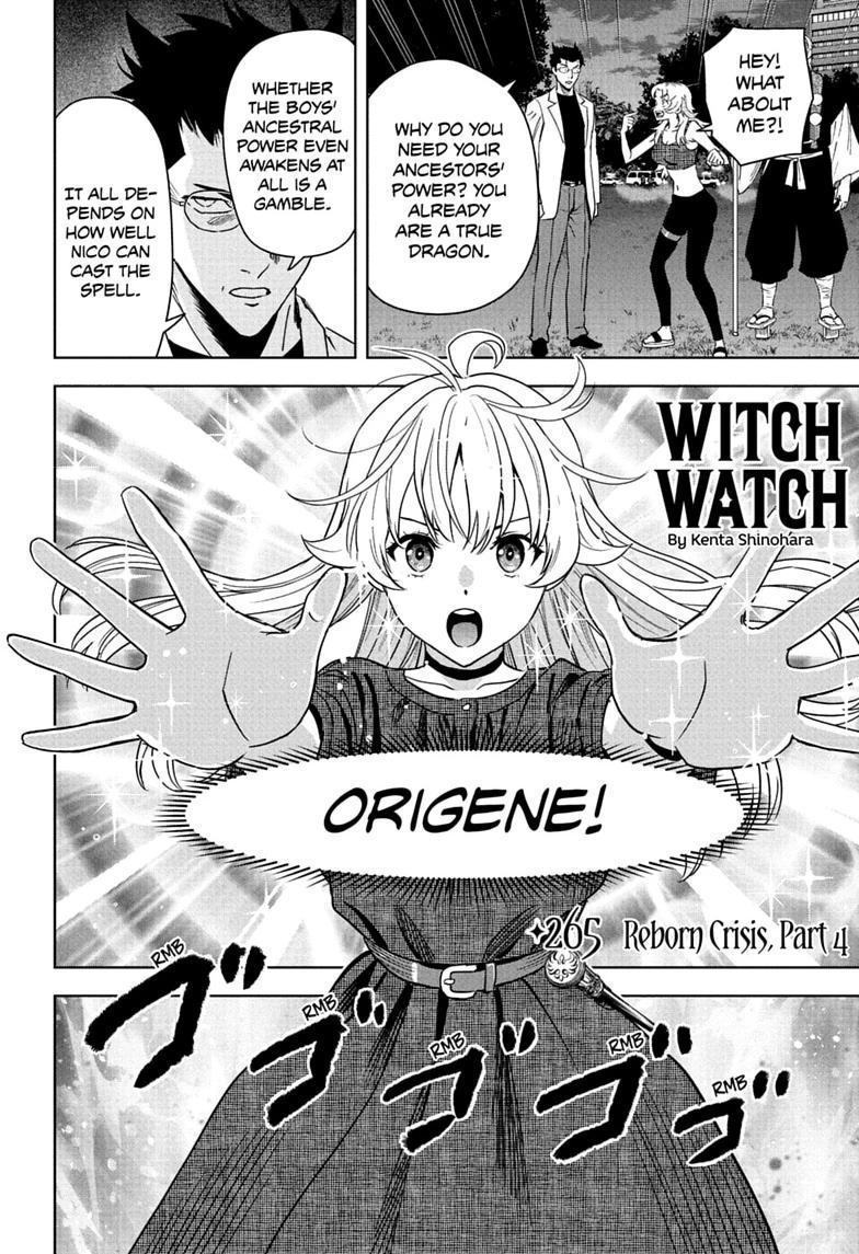 WITCH WATCH Chapter 265 page 2 - 