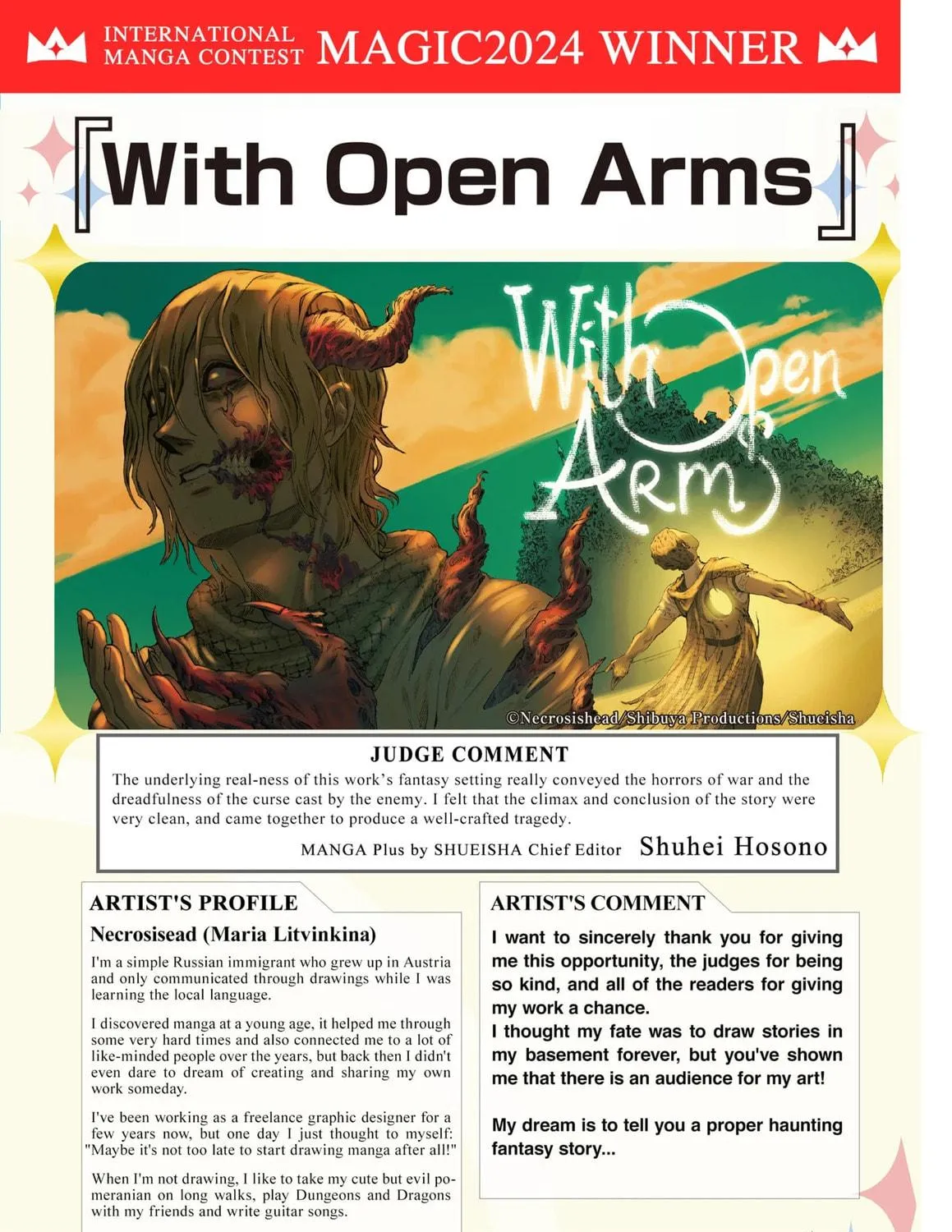 With Open Arms Chapter 1 page 5 - 