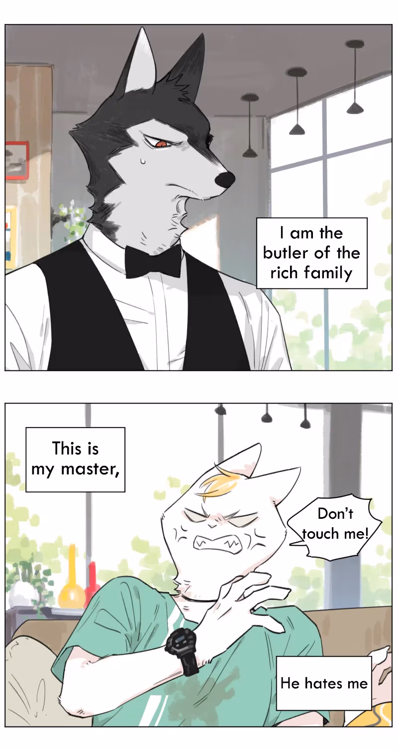 Wolf Butler and His Cat Master Chapter 1 page 4 - 