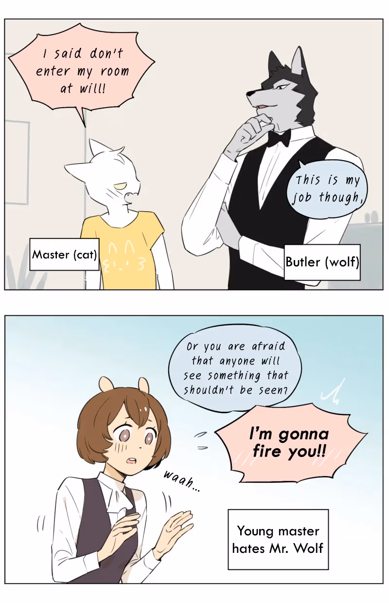 Wolf Butler and His Cat Master Chapter 11 page 2 - 