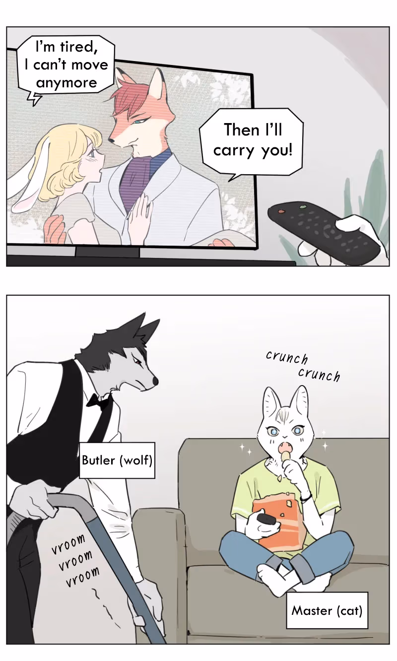Wolf Butler and His Cat Master Chapter 2 page 1 - 