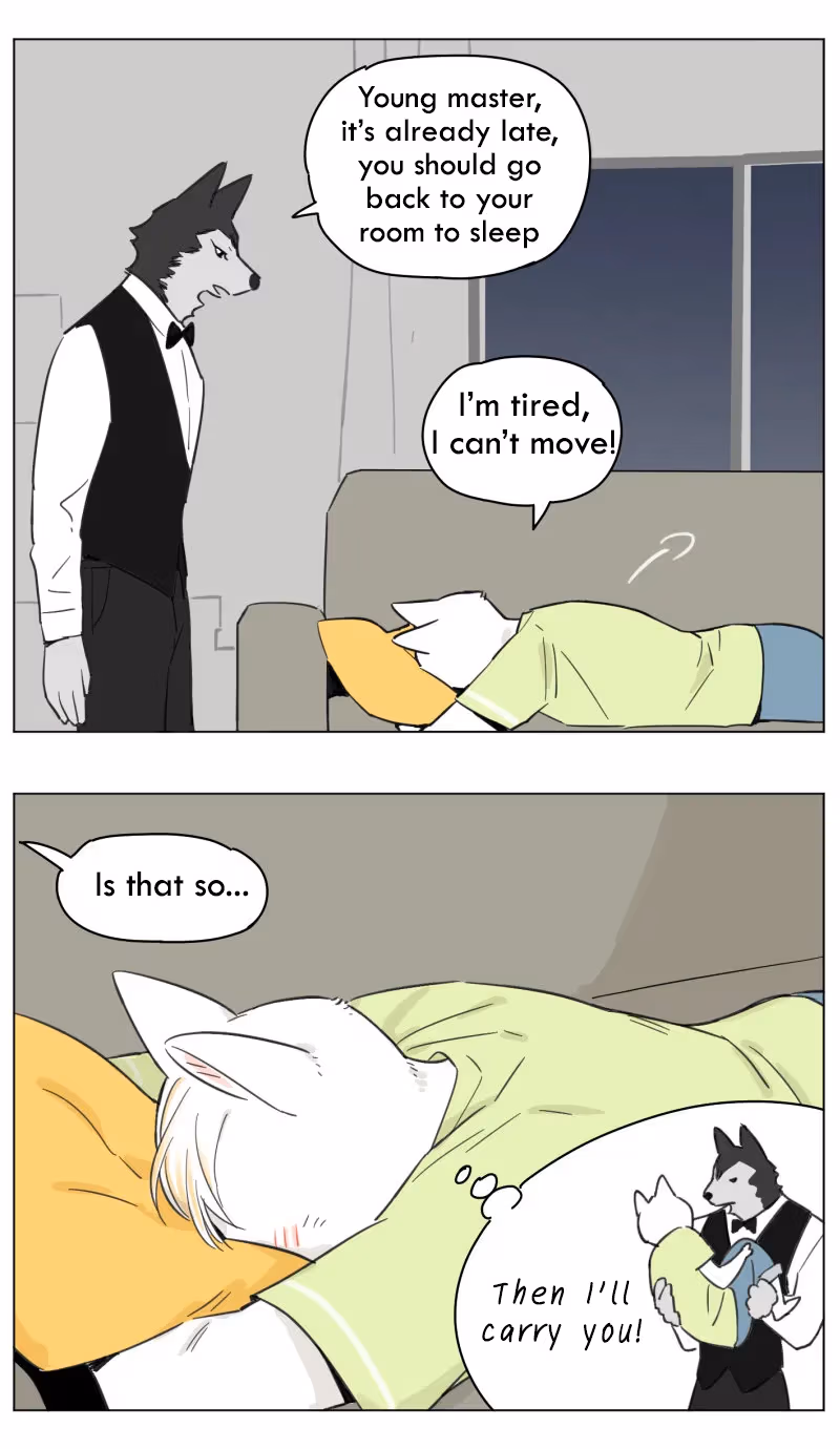 Wolf Butler and His Cat Master Chapter 2 page 2 - 