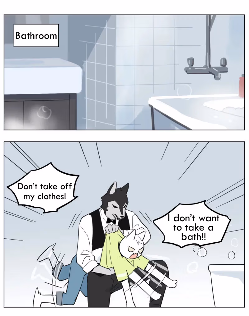 Wolf Butler and His Cat Master Chapter 3 page 4 - 