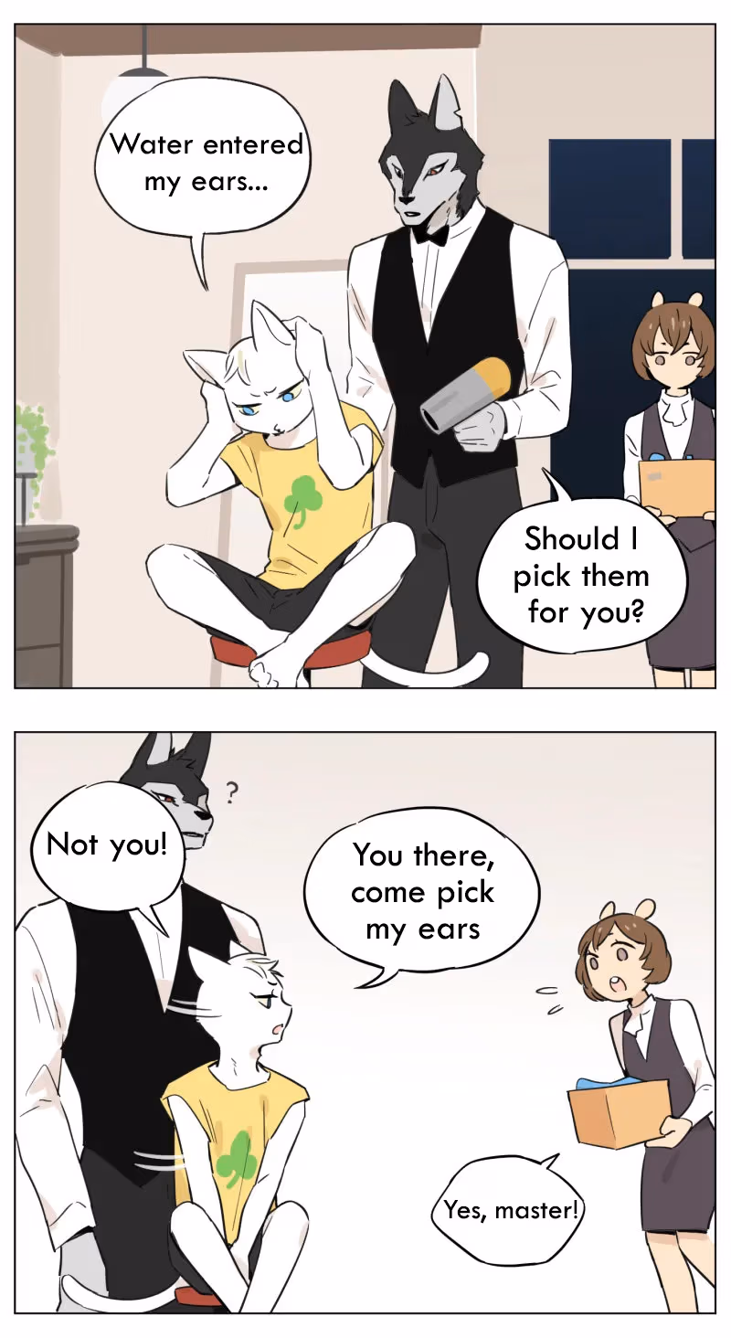 Wolf Butler and His Cat Master Chapter 4 page 2 - 