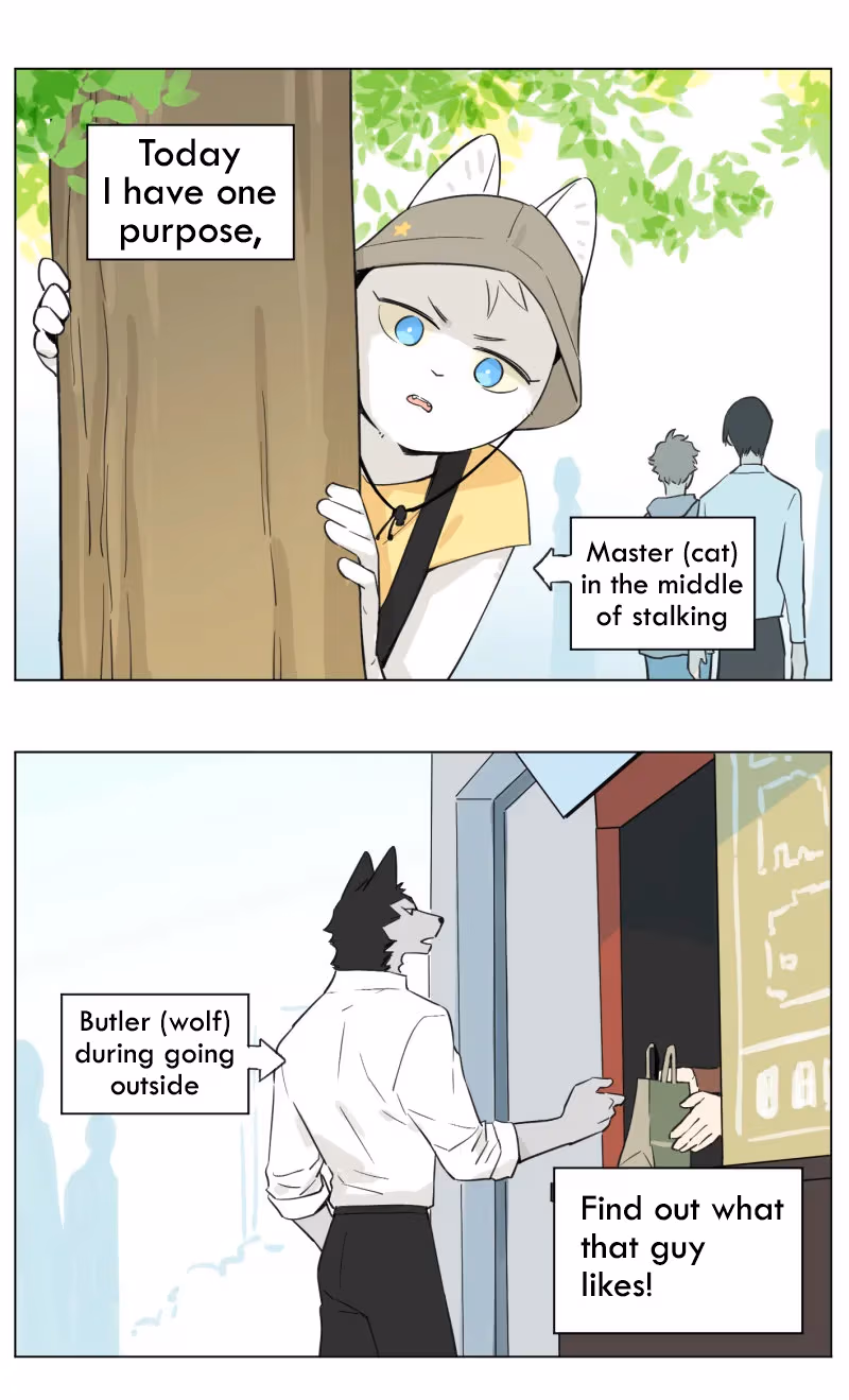 Wolf Butler and His Cat Master Chapter 8 page 1 - 