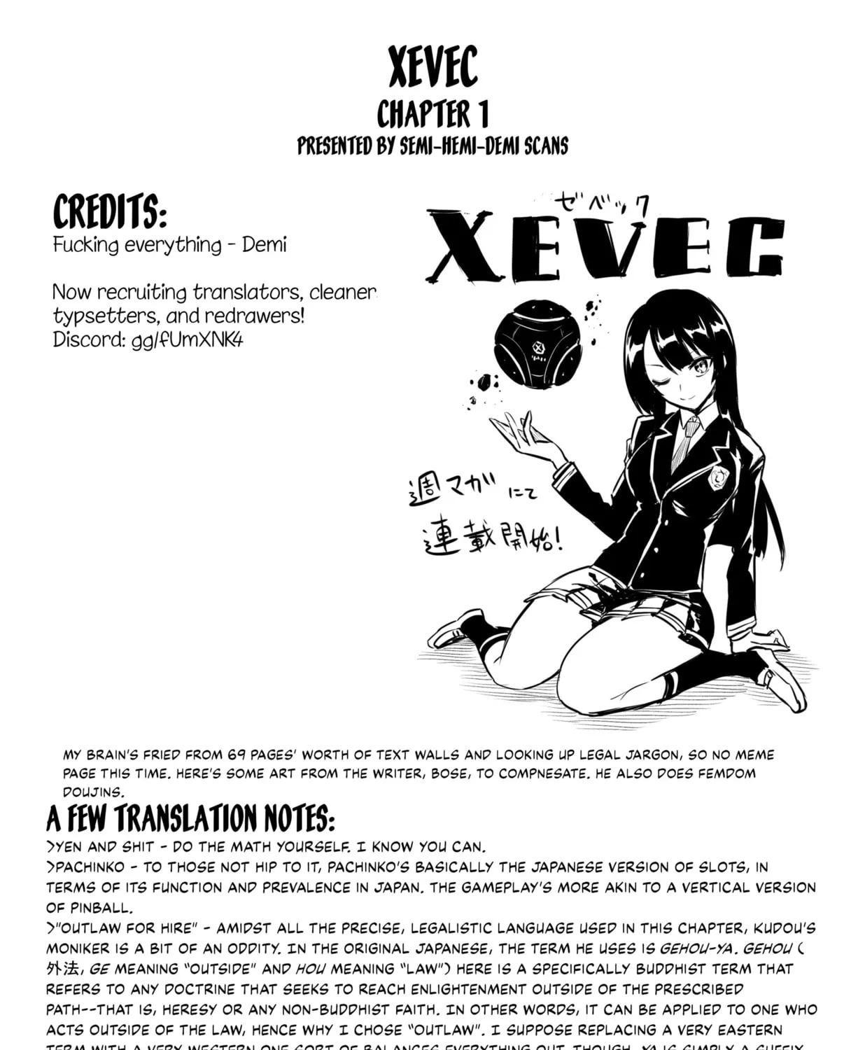 XEVEC Chapter 1.2 page 67 - 