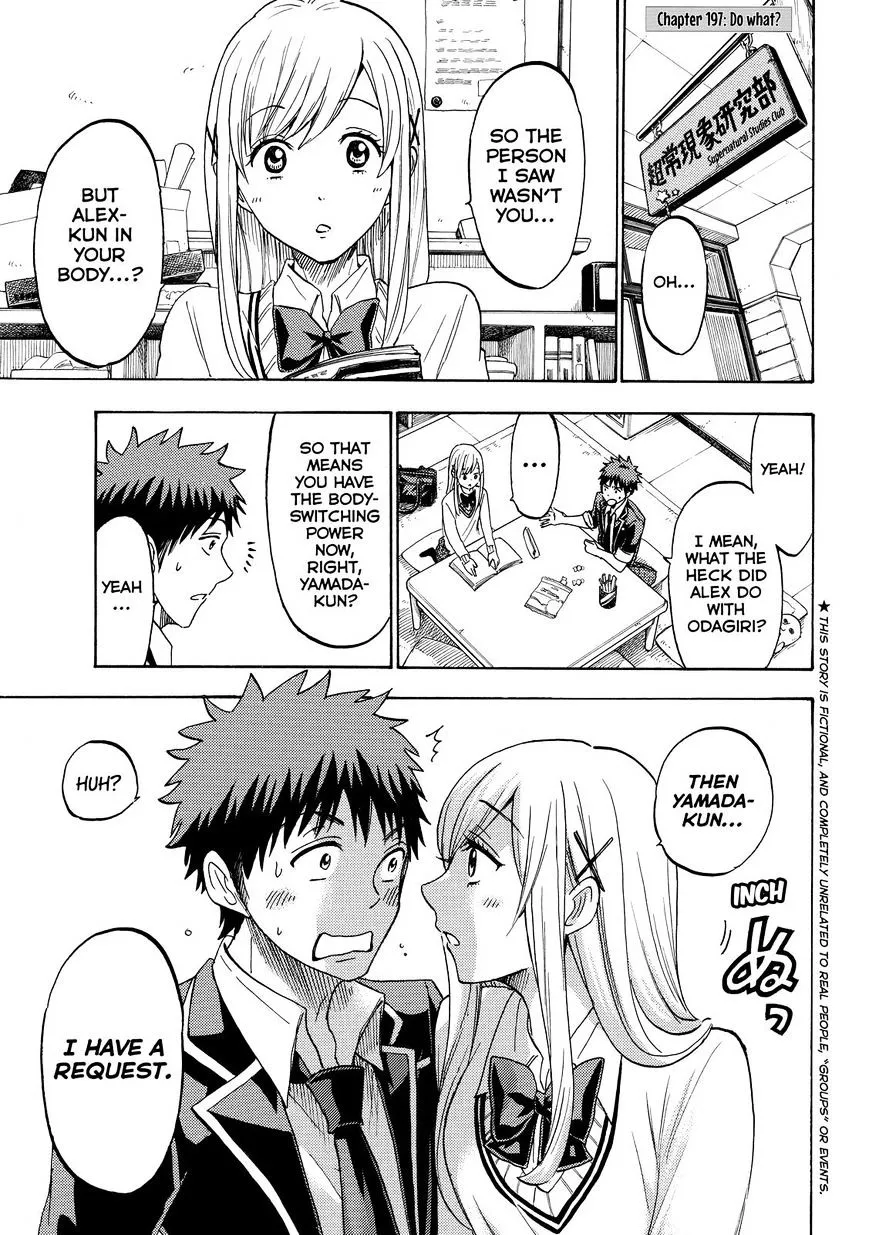 Yamada-Kun To 7-Nin No Majo Chapter 197 page 1 - 