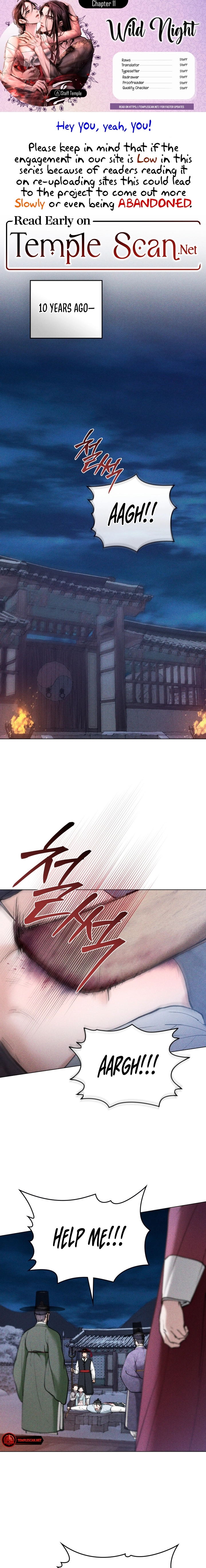 Yasei no Yoru Chapter 11 page 1 - 