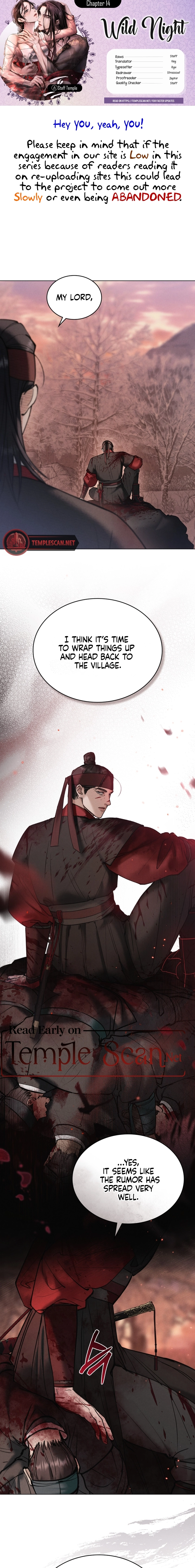 Yasei no Yoru Chapter 14 page 1 - 