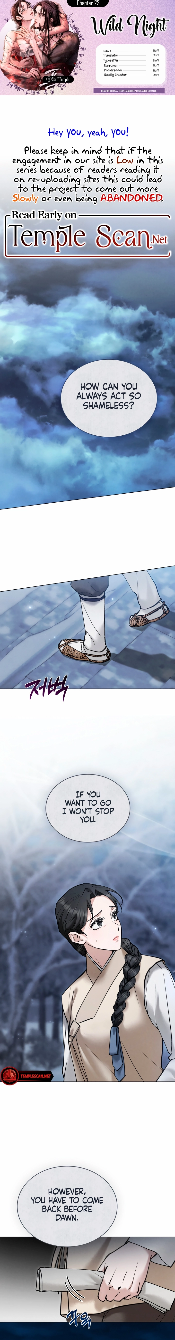 Yasei no Yoru Chapter 23 page 1 - 