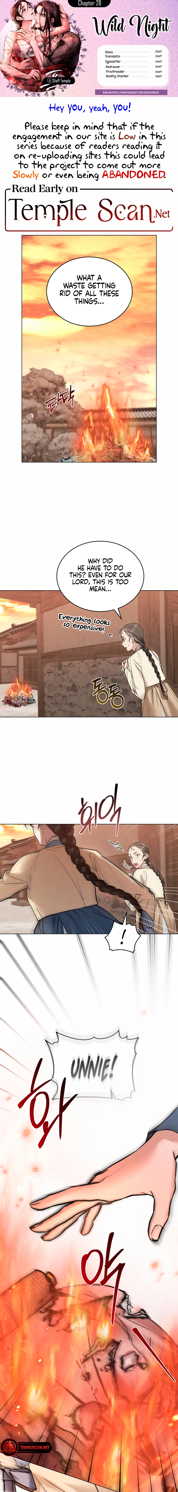 Yasei no Yoru Chapter 28 page 1 - 