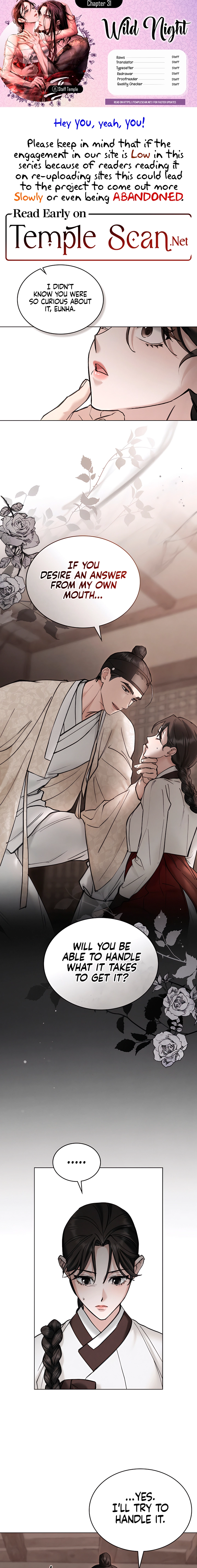 Yasei no Yoru Chapter 31 page 1 - 