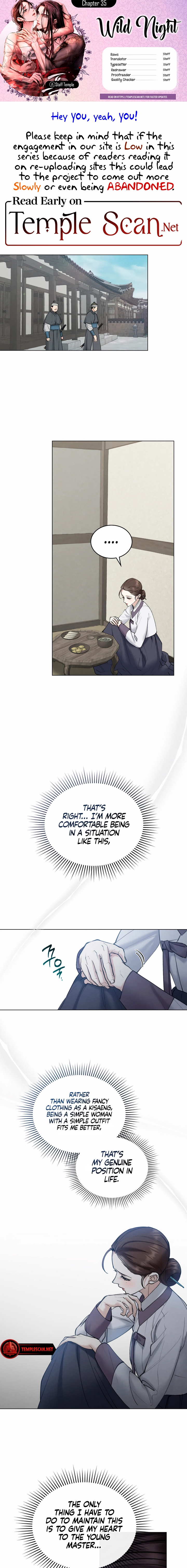 Yasei no Yoru Chapter 35 page 1 - 