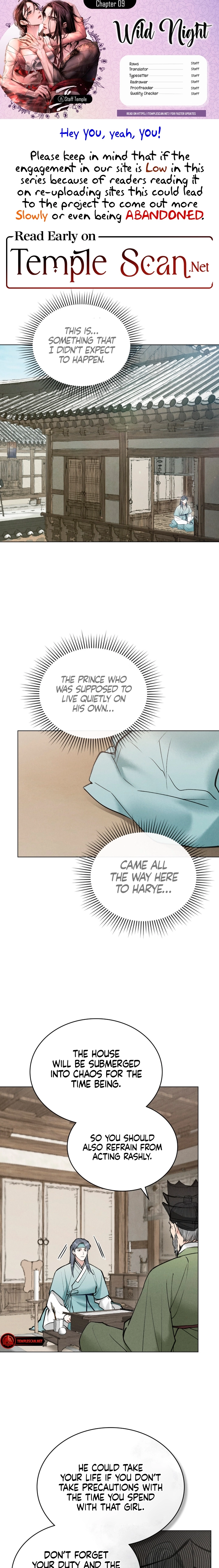 Yasei no Yoru Chapter 9 page 1 - 