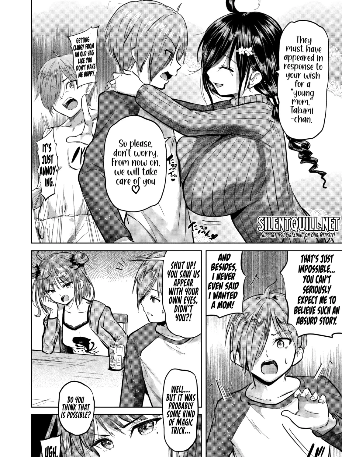 Yonin no Mama no Sei de Ore no Rabukome ga Mama Naranai Chapter 2 page 14 - 