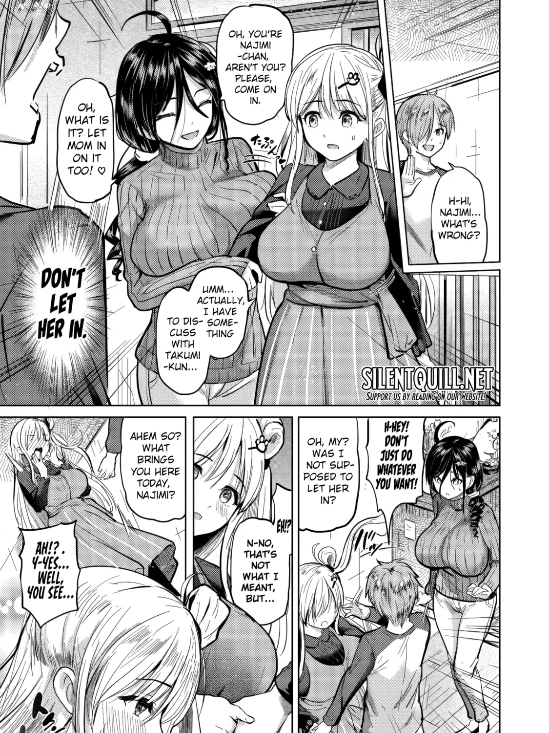 Yonin no Mama no Sei de Ore no Rabukome ga Mama Naranai Chapter 2 page 32 - 