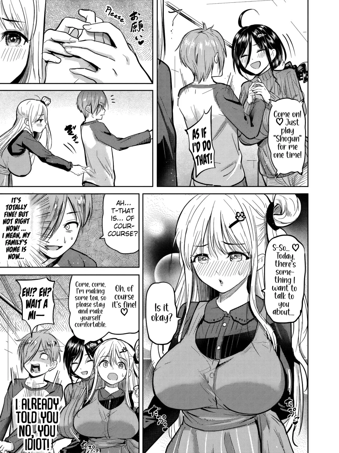 Yonin no Mama no Sei de Ore no Rabukome ga Mama Naranai Chapter 2 page 36 - 