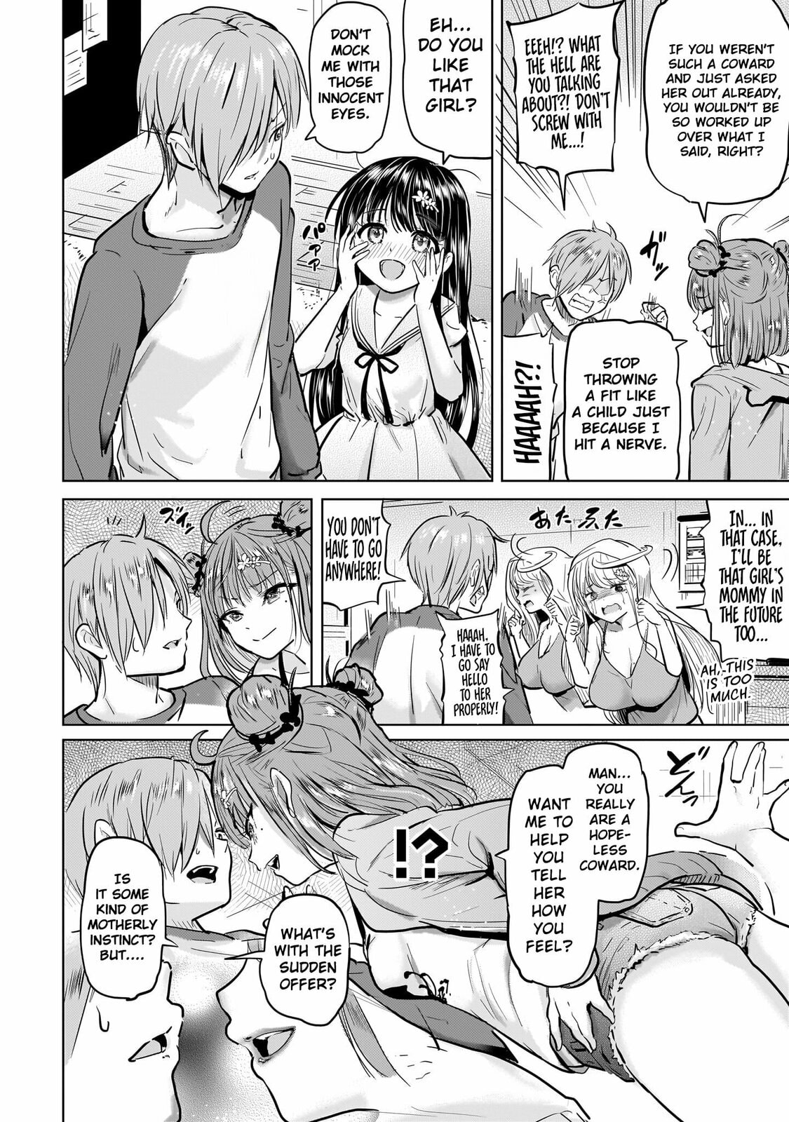 Yonin no Mama no Sei de Ore no Rabukome ga Mama Naranai Chapter 3 page 13 - 