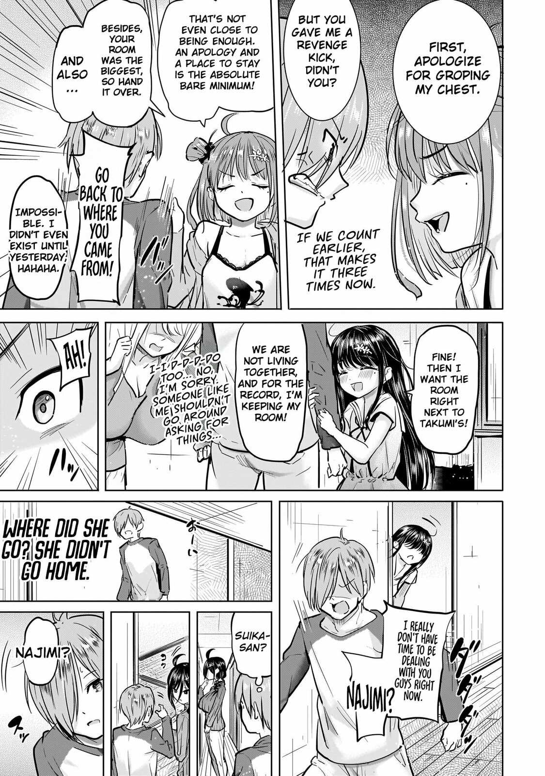 Yonin no Mama no Sei de Ore no Rabukome ga Mama Naranai Chapter 3 page 14 - 