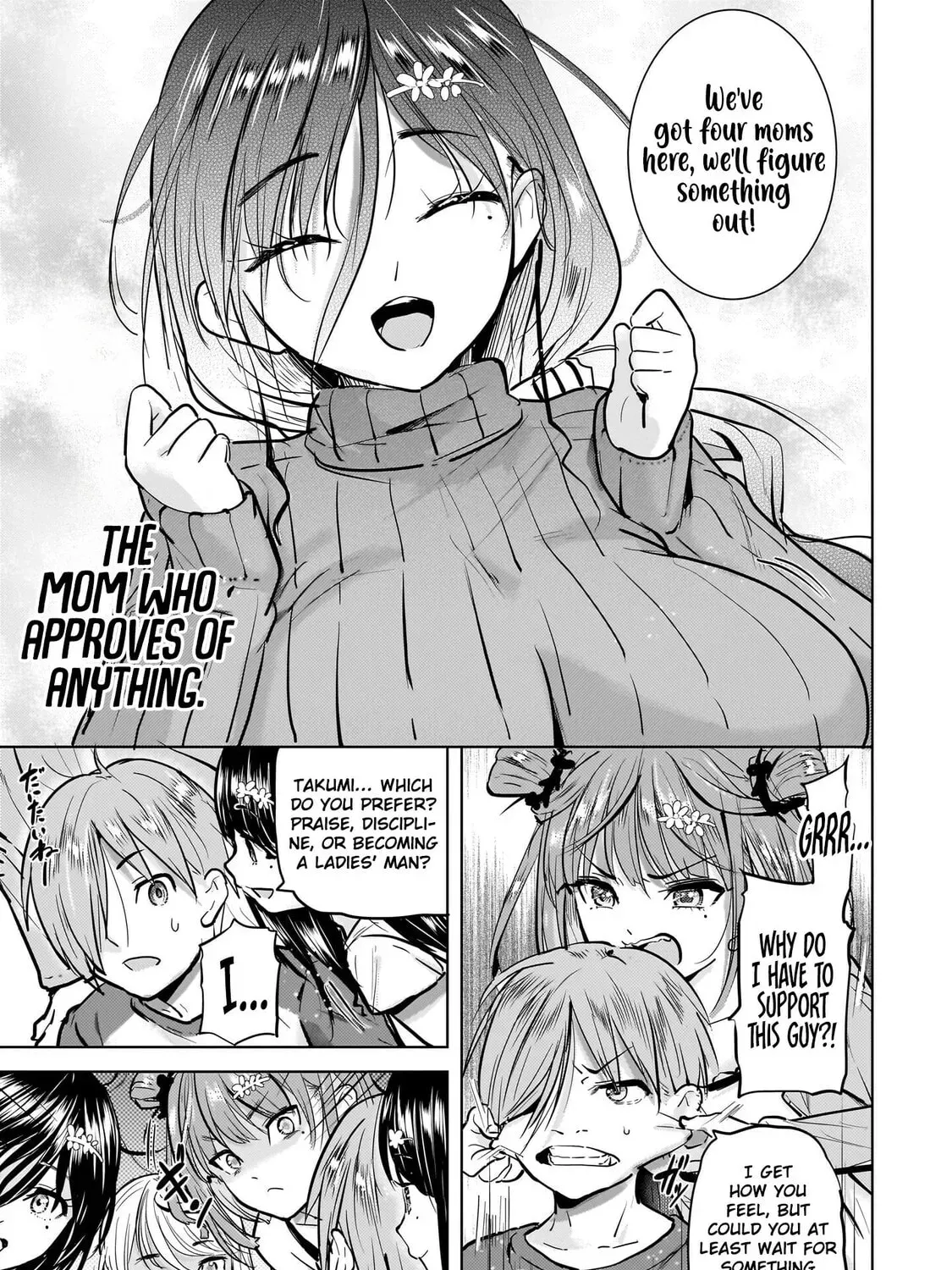 Yonin no Mama no Sei de Ore no Rabukome ga Mama Naranai Chapter 4 page 27 - 