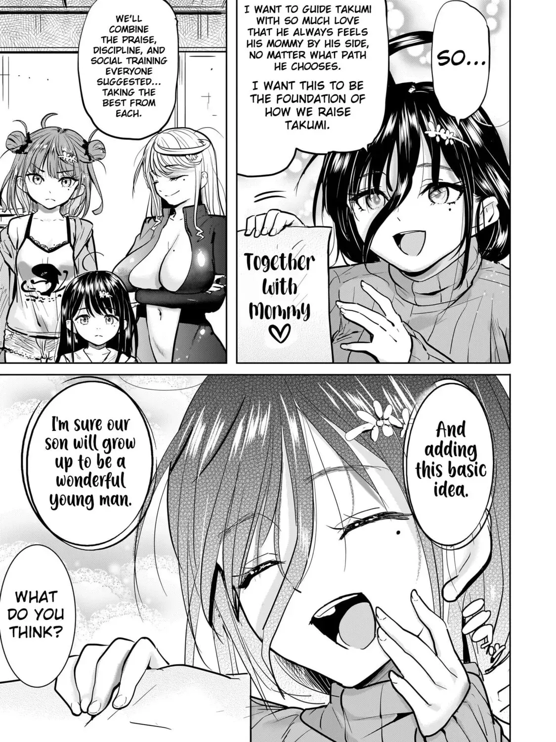 Yonin no Mama no Sei de Ore no Rabukome ga Mama Naranai Chapter 4 page 39 - 