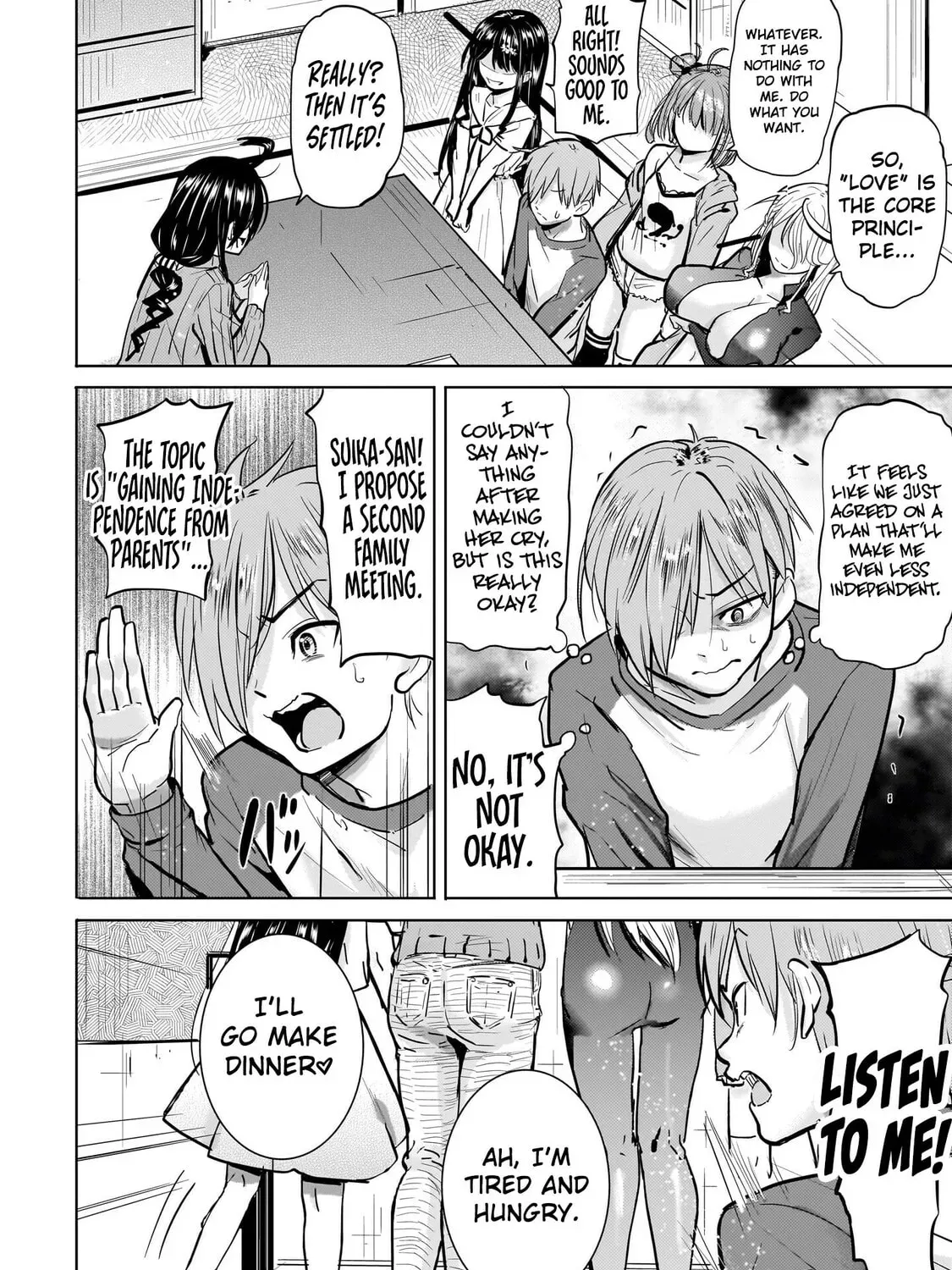 Yonin no Mama no Sei de Ore no Rabukome ga Mama Naranai Chapter 4 page 41 - 