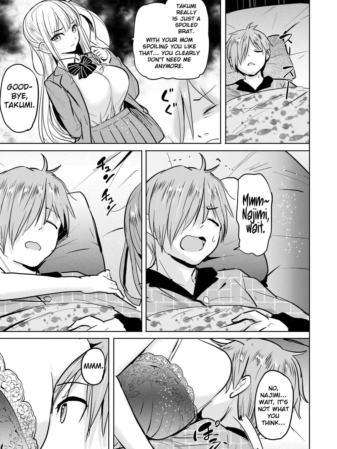 Yonin no Mama no Sei de Ore no Rabukome ga Mama Naranai Chapter 4 page 47 - 