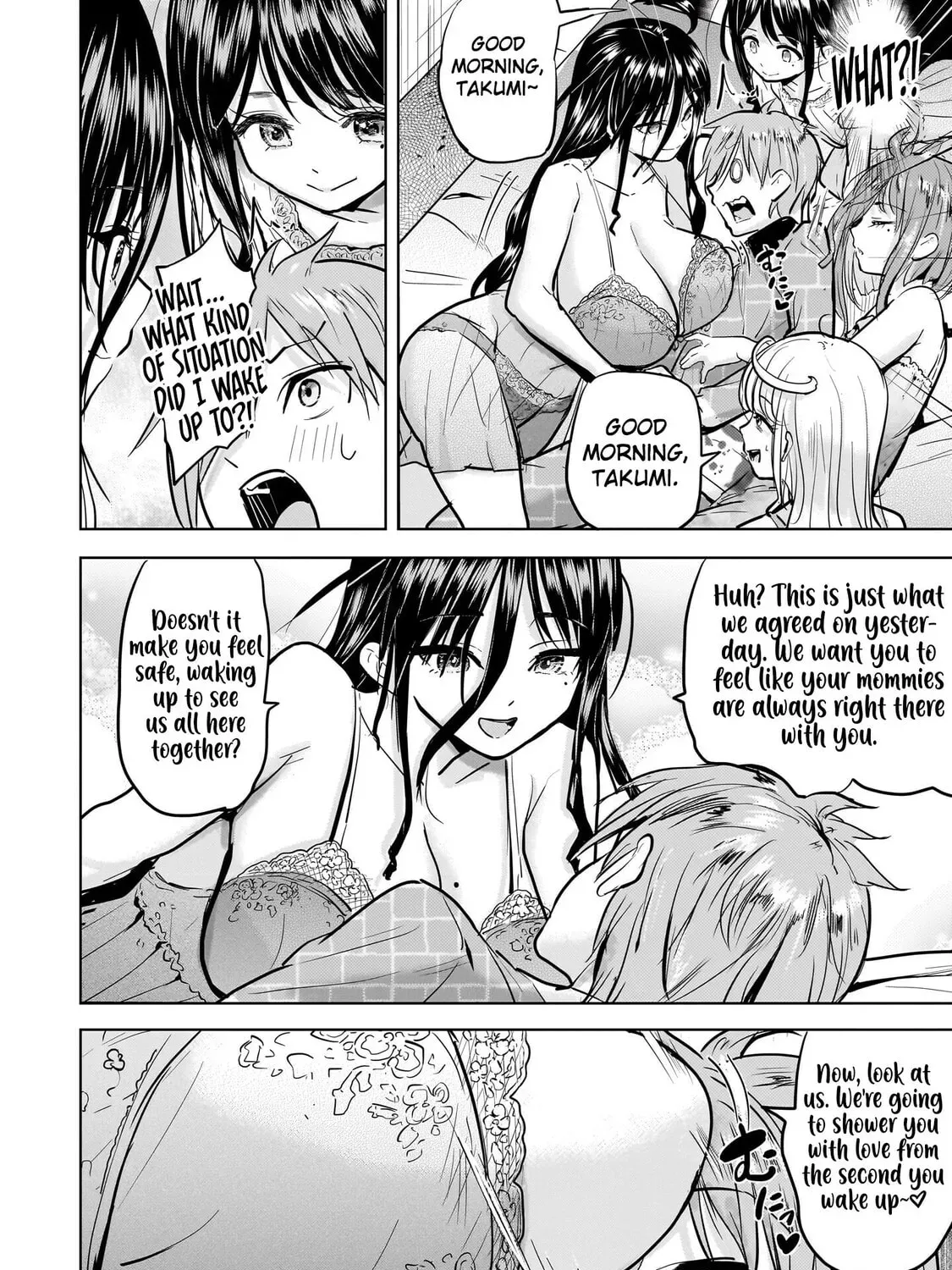 Yonin no Mama no Sei de Ore no Rabukome ga Mama Naranai Chapter 4 page 51 - 