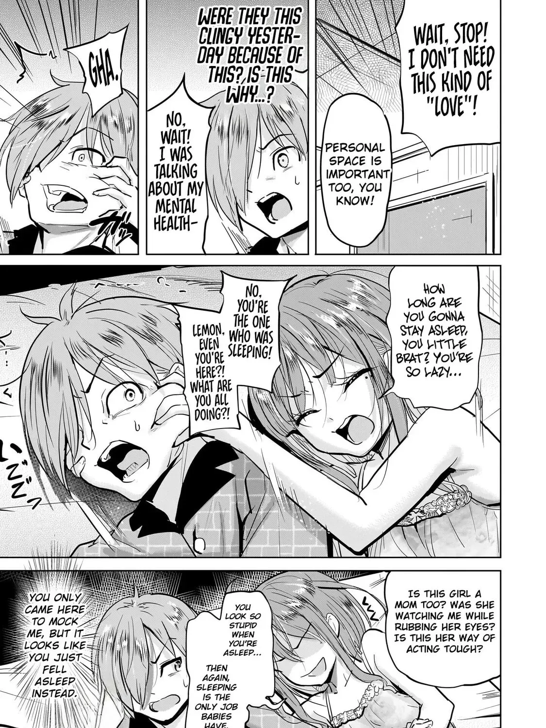 Yonin no Mama no Sei de Ore no Rabukome ga Mama Naranai Chapter 4 page 53 - 
