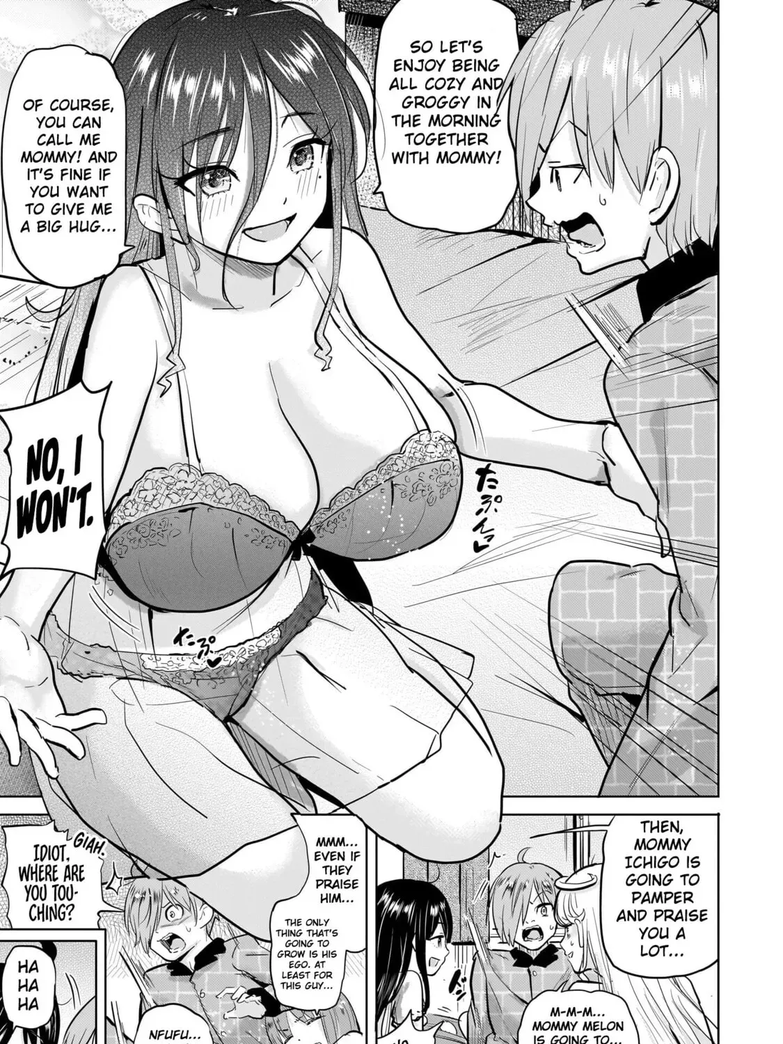 Yonin no Mama no Sei de Ore no Rabukome ga Mama Naranai Chapter 4 page 57 - 