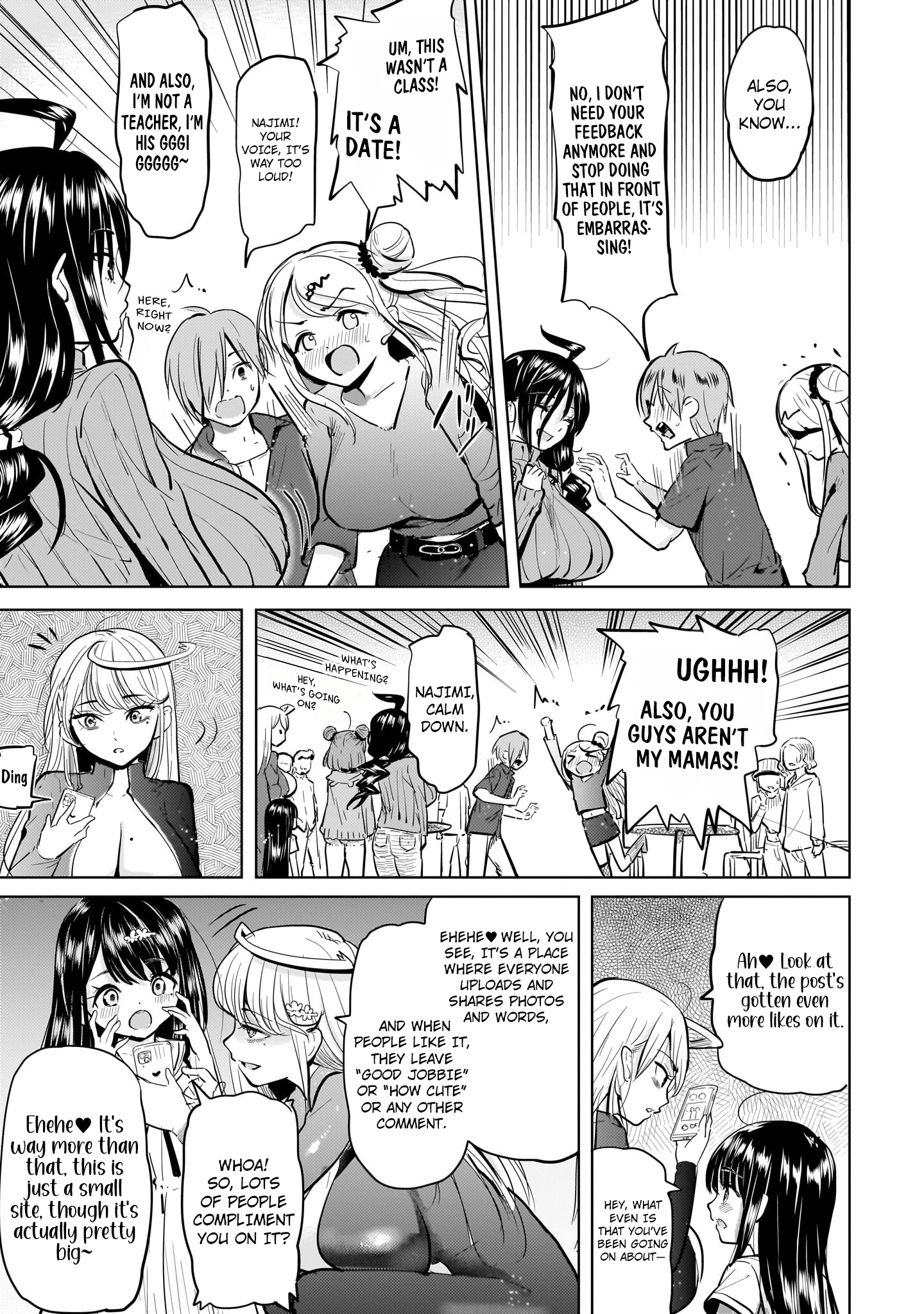 Yonin no Mama no Sei de Ore no Rabukome ga Mama Naranai Chapter 5 page 33 - 