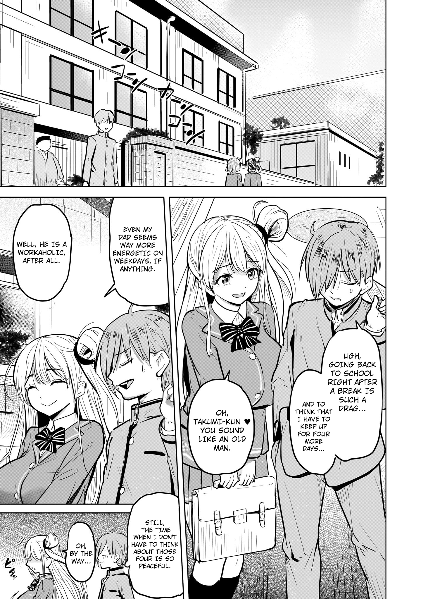 Yonin no Mama no Sei de Ore no Rabukome ga Mama Naranai Chapter 5 page 6 - 