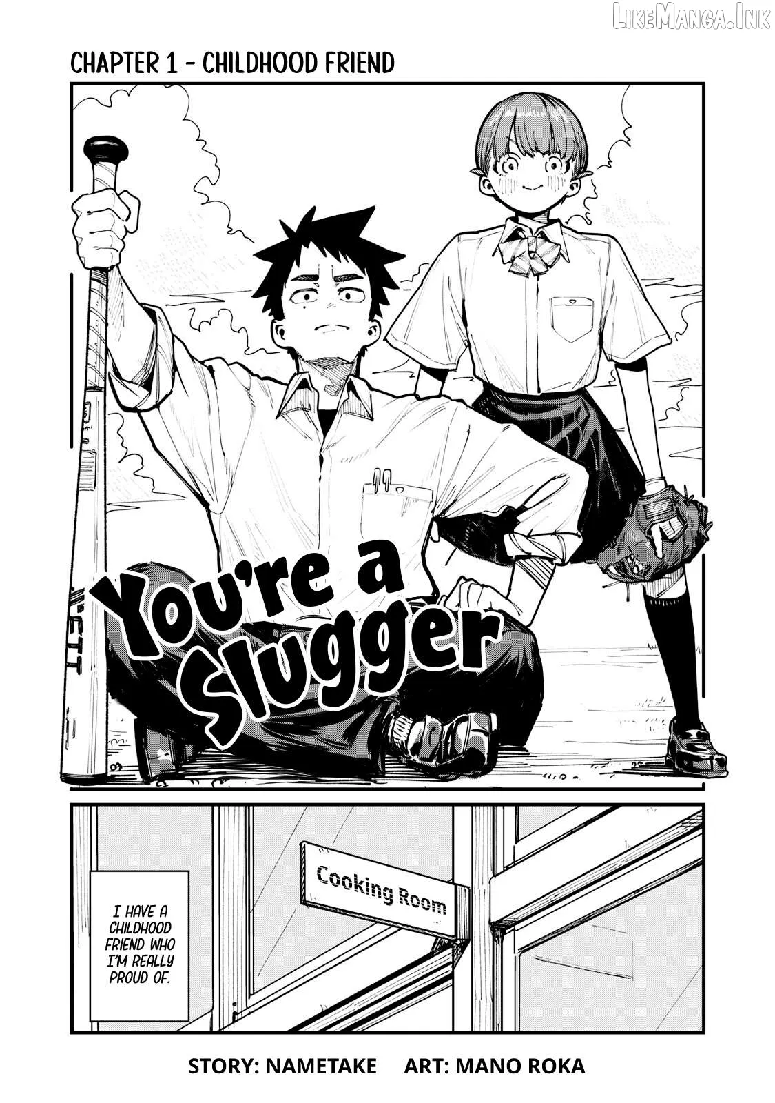 You Are a Slugger Chapter 1 page 1 - 