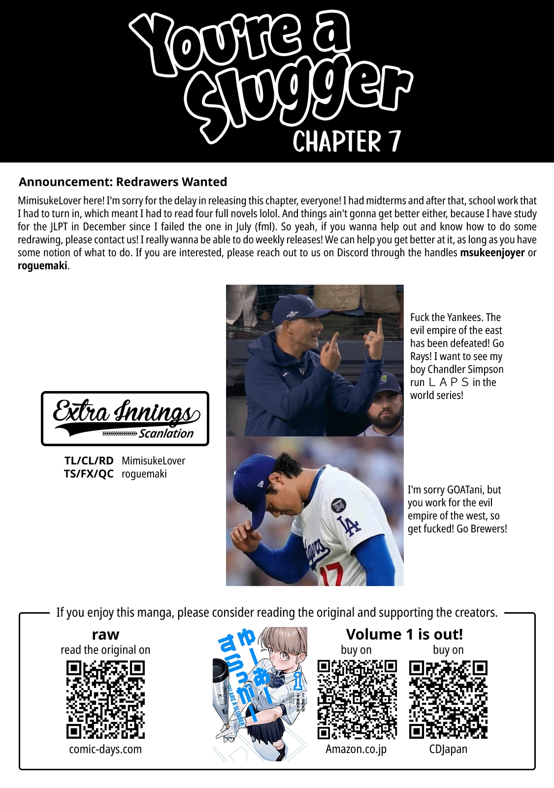 You Are a Slugger Chapter 7 page 21 - 