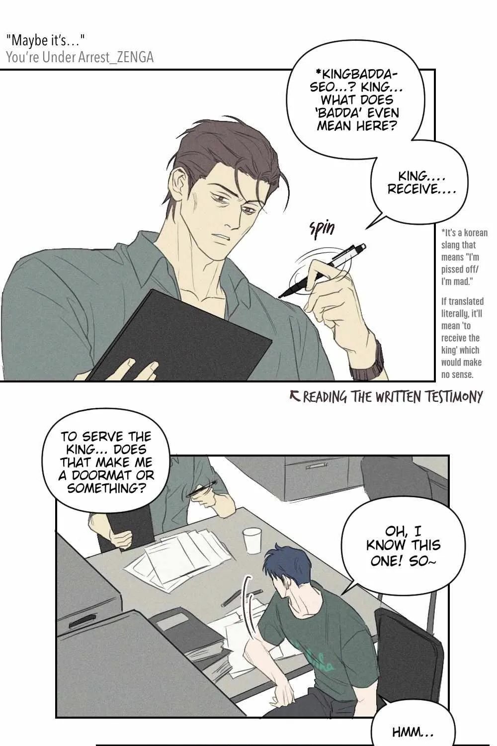You're Under Arrest Chapter 4 page 1 - 