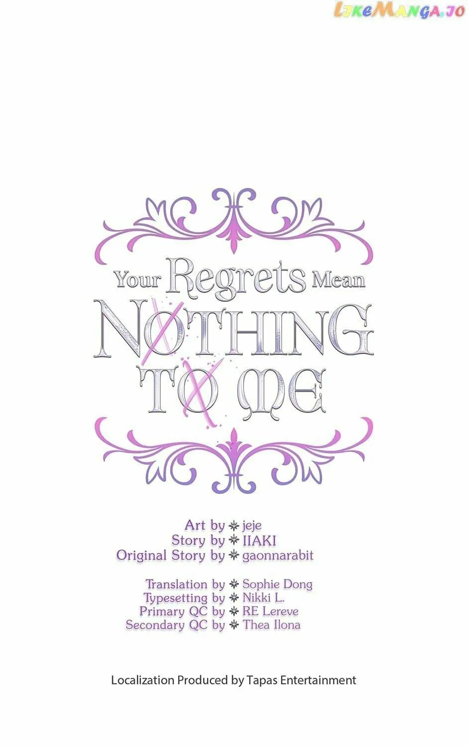 Your Regrets Mean Nothing to Me Chapter 96 page 5 - 