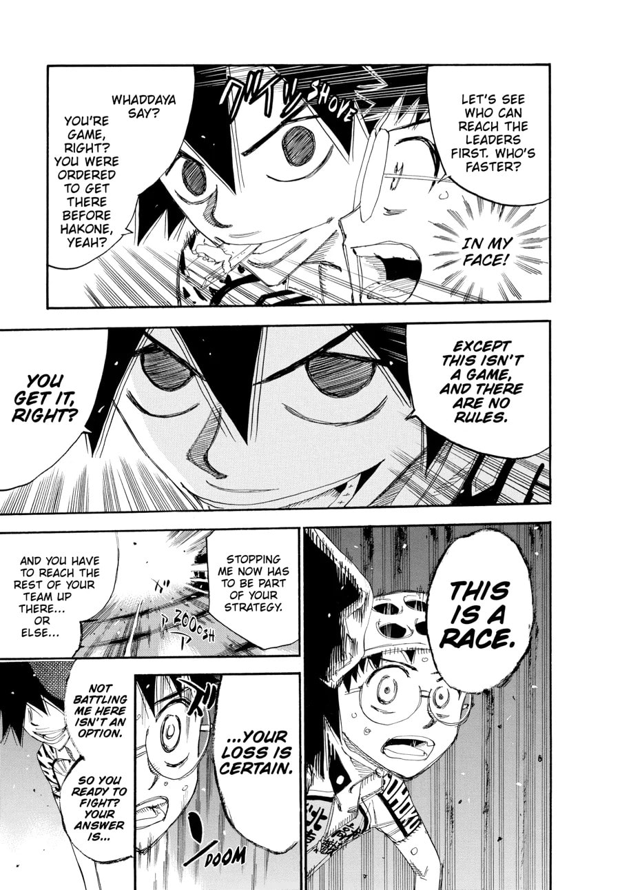 Yowamushi Pedal Chapter 367 page 4 - 