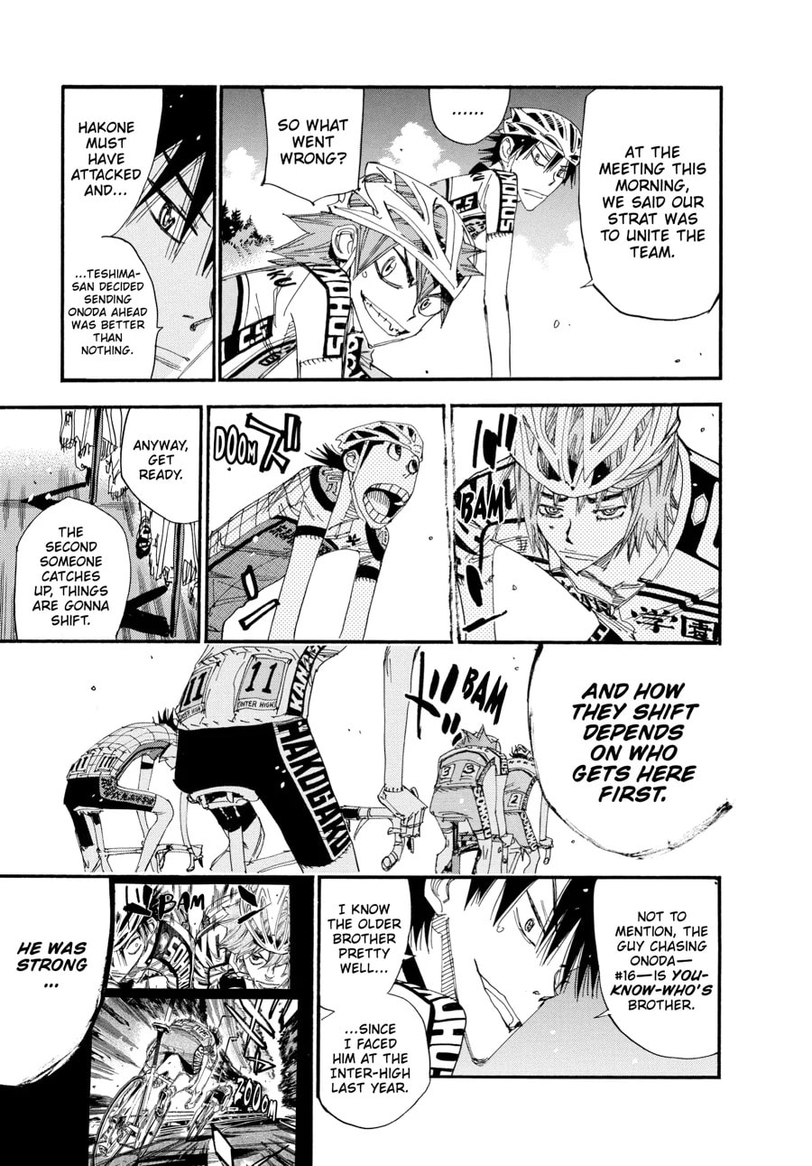 Yowamushi Pedal Chapter 369 page 3 - 