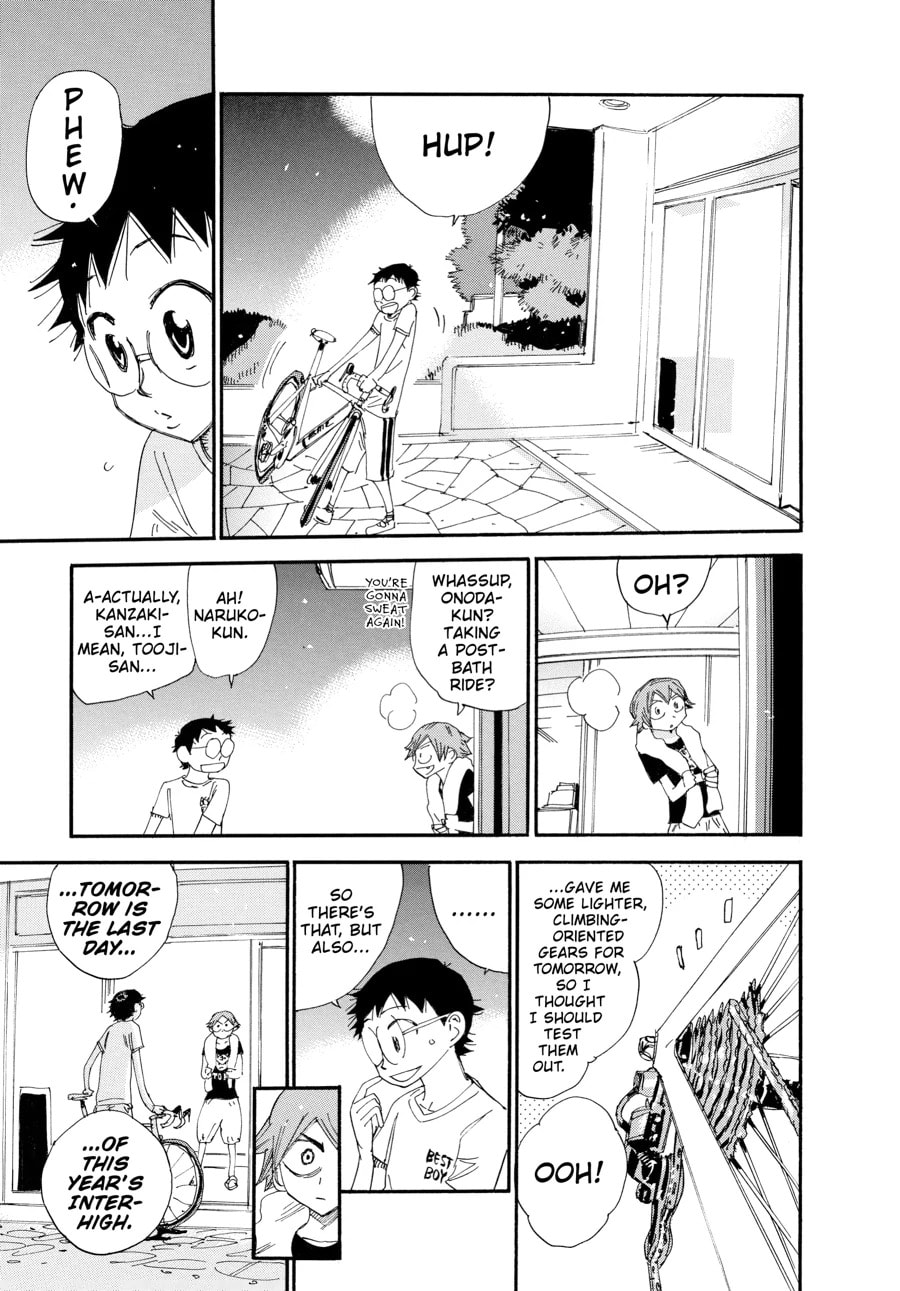 Yowamushi Pedal Chapter 417 page 17 - 