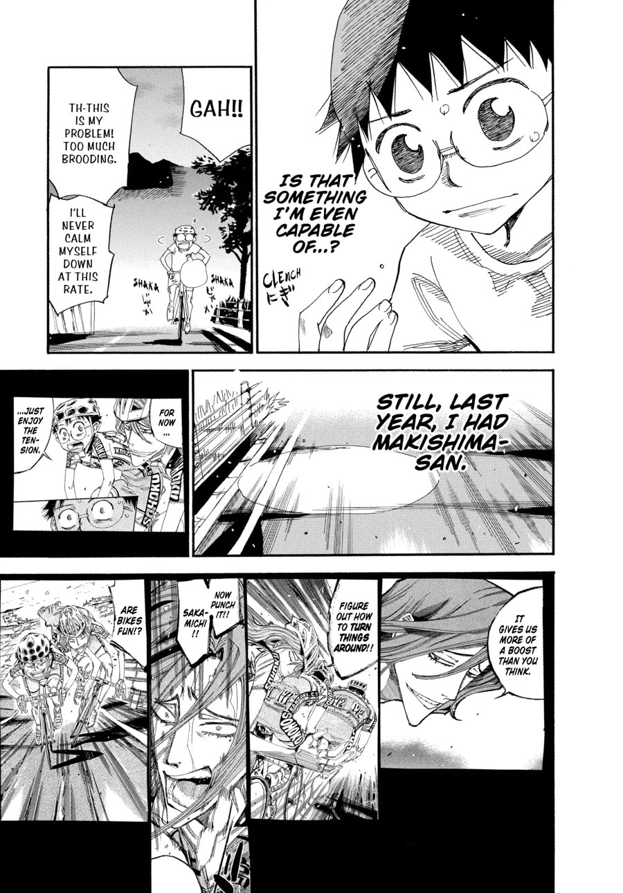Yowamushi Pedal Chapter 417 page 21 - 
