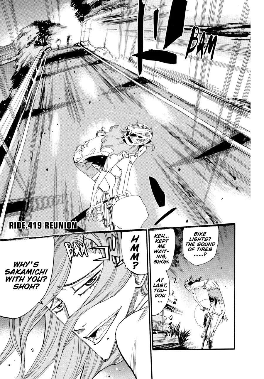 Yowamushi Pedal Chapter 419 page 1 - 